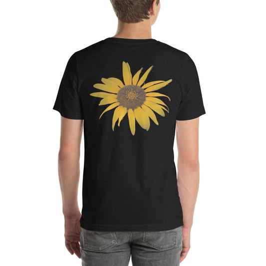 Sunflower Unisex t-shirt (Back)